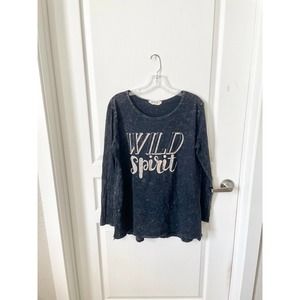 People's Project LA Wild Spirit Long Sleeve Tee Black Medium